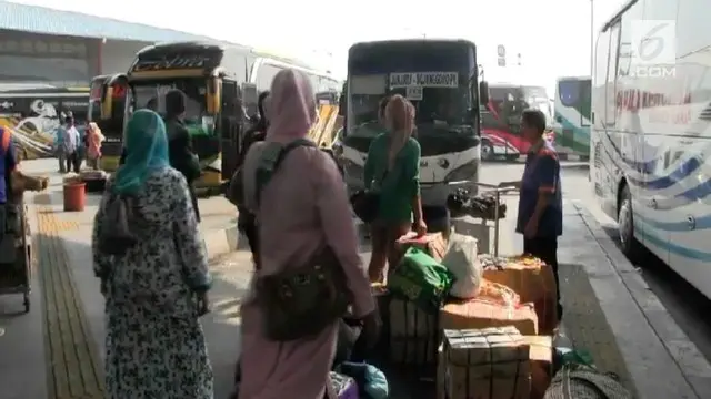 VIDEO: 338 Bus Berangkat dari Terminal Pulogebang