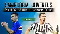 Sampdoria vs Juventus (Bola.com/Samsul Hadi)