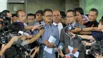 Forum Pengacara Konstitusi mendatangi kantor KPK terkait penetapan Bambang Widjojanto sebagai tersangka, Jakarta, Rabu (28/1/2015). (Liputan6.com/Andrian M Tunay)