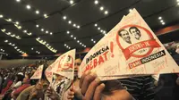 Relawan Demi Indonesia mendeklarasikan dukungan mereka ke pasangan Jokowi-JK di SICC, Bogor, (31/5/14). (Liputan6.com/Herman Zakharia)