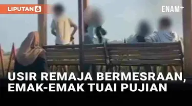 Insiden emak-emak ngamuk kembali terjadi, namun kali ini mengundang pujian warganet. Seorang emak-emak mengusir remaja yang bermesraan di bangku taman Kanal Jomblang, Magetan, Jawa Timur. Amuk emak-emak tersebut membuat dua pasang remaja ketar-ketir ...