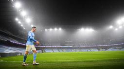 Saat ini, Foden memiliki banderol sebesar 80 juta euro atau sekitar Rp1,34 triliun. Dapat dikatakan, dia merupakan salah satu pemain muda termahal Inggris saat ini. (Foto: AFP/Pool/Laurence Griffiths)