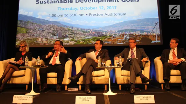 PHOTO:  Kepala Bappenas Bahas Pengentasan Kemiskinan di World Bank Annual Meeting