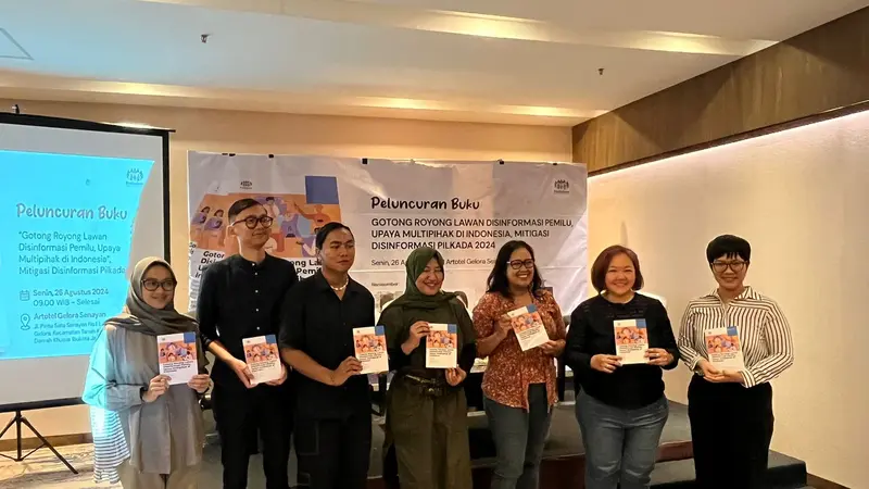 Peluncuran Buku "Gotong Royong Lawan Disinformasi Pemilu"