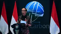 Presiden Joko Widodo (Jokowi) meresmikan bursa karbon (IDX Carbon) di Bursa Efek Indonesia (BEI) pada Selasa (26/9/2023). (Foto: BEI)