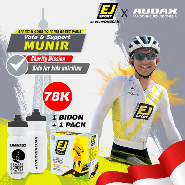 Tim Cyclist Spartan Indonesia Jajal Paris-Brest-Paris 2023