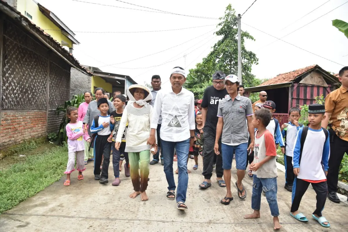 Cawagub Jawa Barat Dedi Mulyadi menyambangi Kabupaten Bekasi