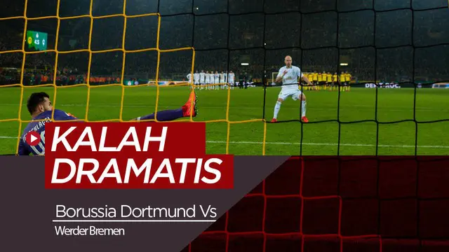 VIDEO: Borussia Dortmund Kalah Dramatis di DFB Pokal