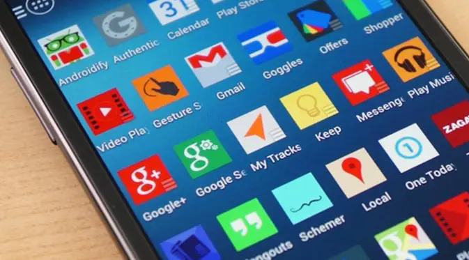 Ilustrasi: Aplikasi di perangkat Android