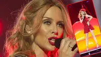Aksi Kylie Minogue, dari Lingerie Pink Sampai Mandi Busa