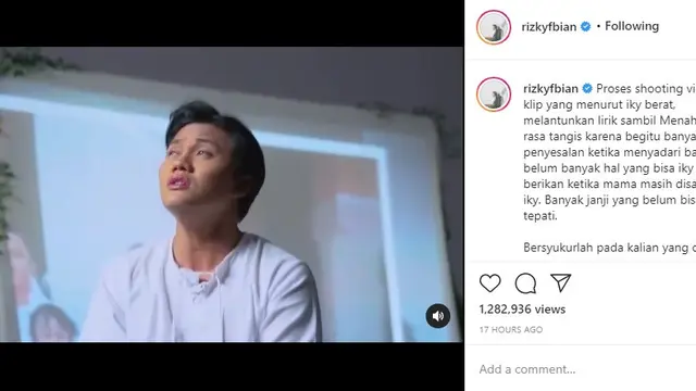 Rizky Febian (Foto: Instagram/@rizkyfbian)