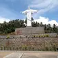 Patung Tuhan Yesus di Dorbolaang, Lembeh  Selatan, Bitung, Sulawesi Utara (Liputan6.com/Komarudin)