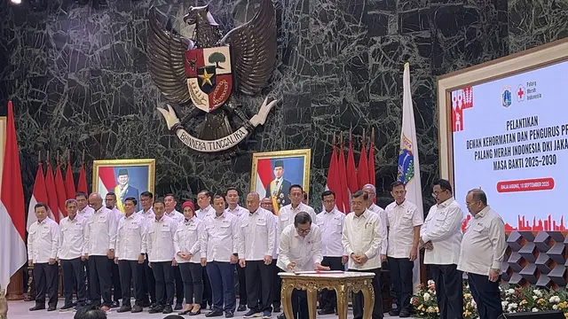 Jusuf Kalla Lantik Pengurus PMI Jakarta