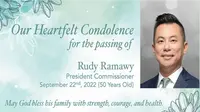 Presiden Komisaris PT Matahari Putra Prima Tbk, Rudy Ramawy tutup usia pada Kamis, 22 September 2022 (Foto: laman Matahari Putra Prima)