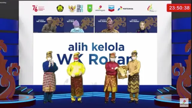 Proses alih kelola Wilayah Kerja (WK) Rokan di Provinsi Riau dari PT Chevron Pacific Indonesia (CPI) ke PT Pertamina Hulu Rokan (PHR) telah mencapai 99,5 persen.