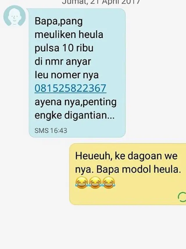 6 Chat Penipu Ngaku Jadi Ayah Ini Bikin Geleng Kepala