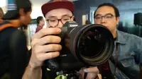 EOS R, kamera mirrorless full frame pertama Canon di Indonesia. Liputan6.com/Agustinus Mario Damar