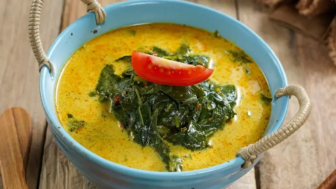 Resep Daun Singkong Masak Santan
