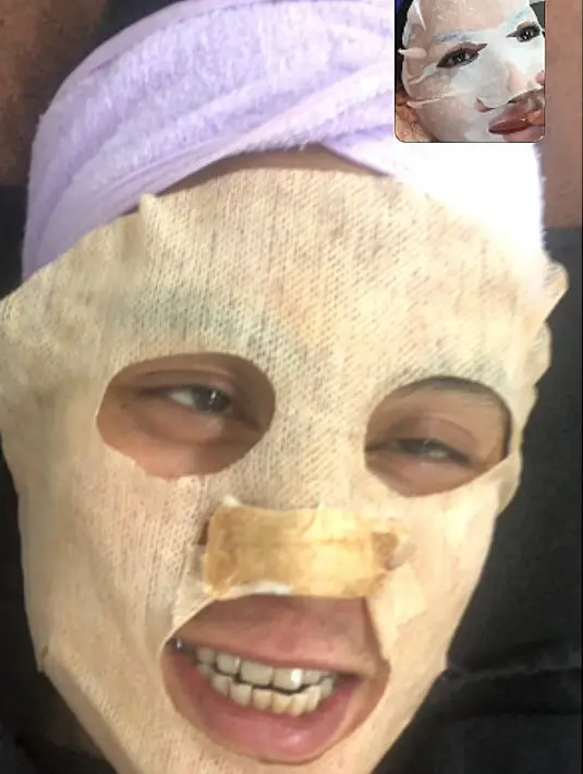 "Kata Paula biar aku tambah syantikkkk .. #maunikahemangbeginiya!? #abisiniapalagi??!" tulis Baim Wong sebagai keterangan foto. (Foto: instagram.com/baimwong)