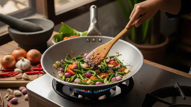 Cara Menyimpan Sambal Ijo Khas Padang Agar Awet/Gemini AI