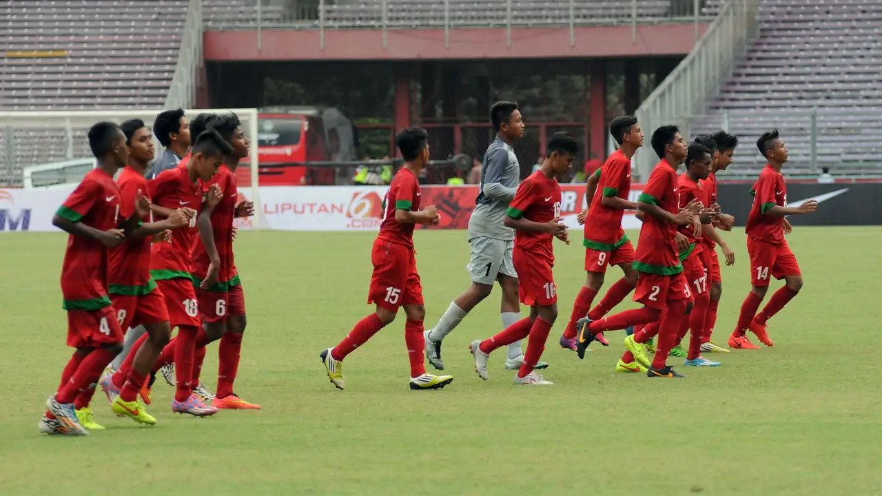 Latihan Timnas U-16 Indonesia