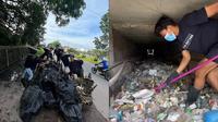 Viral aksi Ksatria Batam bersih-bersih 5 ton sampah. (Sumber: Instagram/ksatriabatam)