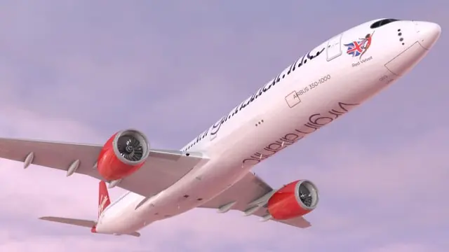 Virginia Atlantic A350 (cr: Virginia Atlantic)