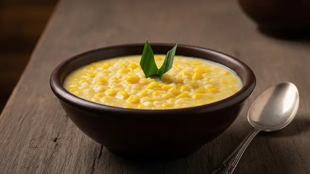 Resep Bubur Jagung Santan ala Kampung/AI Generated