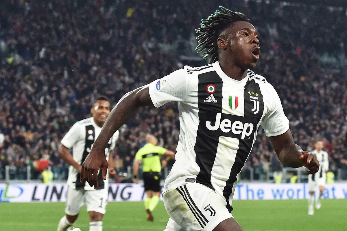 Penyerang Juventus, Moise Kean