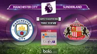 Manchester City Vs Sunderland (Bola.com/Adreanus Titus)