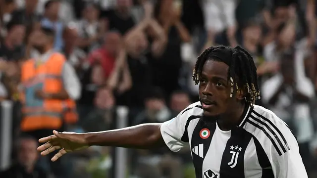 Pemain Juventus Samuel Mbangula