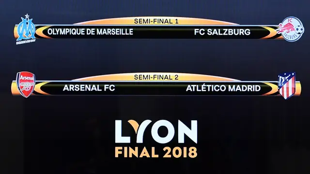 FOTO: Arsenal Melawan Atletico, Hasil Undian Semifinal Liga Europa