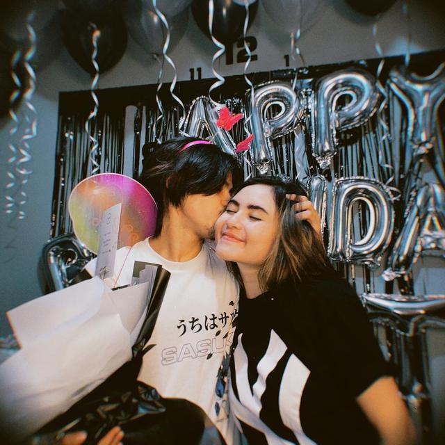 Arnold Leonard dan Moniq Crasivaya. (Foto: Instagram @arnoldleonard05)