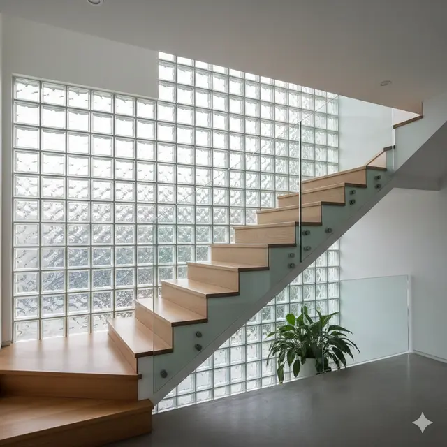 Gambar Glass Block Rumah Minimalis (Foto: Gemini AI)