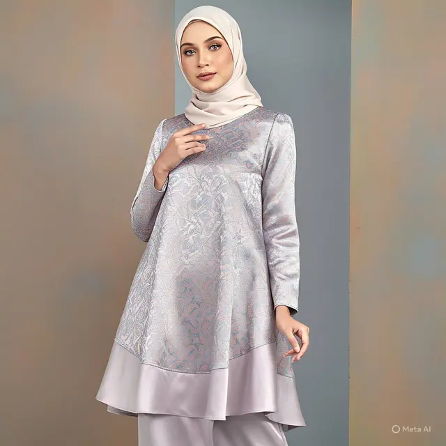 Gamis Brokat Cape