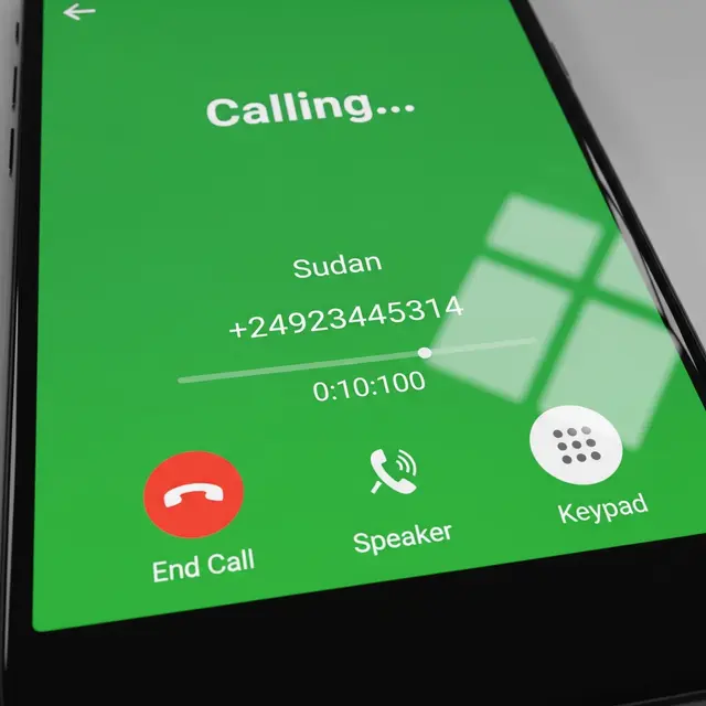 Menelepon ke Sudan Menggunakan Kode +249 (AI Generated)