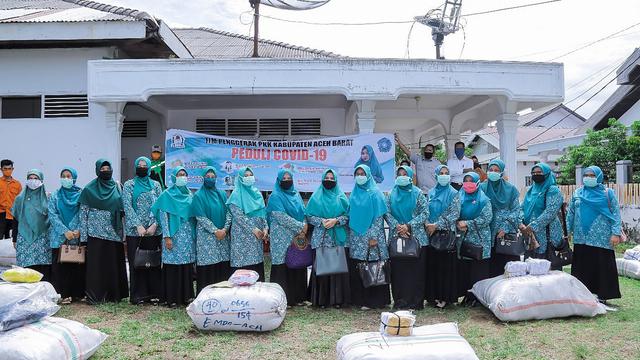 Ratusan ribu masker siap dibagikan di Aceh Barat (Ist)