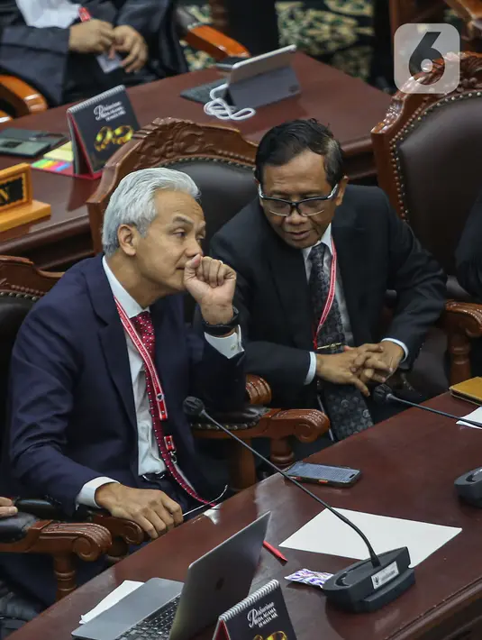 Putusan ini dibacakan oleh Ketua MK Suhartoyo dalam sidang putusan perkara Nomor 2/PHPU.PRES-XXII/2024 di Gedung MK. (Liputan6.com/Angga Yuniar)