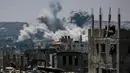 Meski diketahui, delegasi dari Israel dan kelompok militan Hamas telah menghabiskan waktu selama seminggu dalam sebuah perundingan negosiasi untuk gencatan senjata pertikaian yang telah menewaskan lebih dari 57.000 warga Palestina sejak Oktober 2023. (Bashar TALEB/AFP)