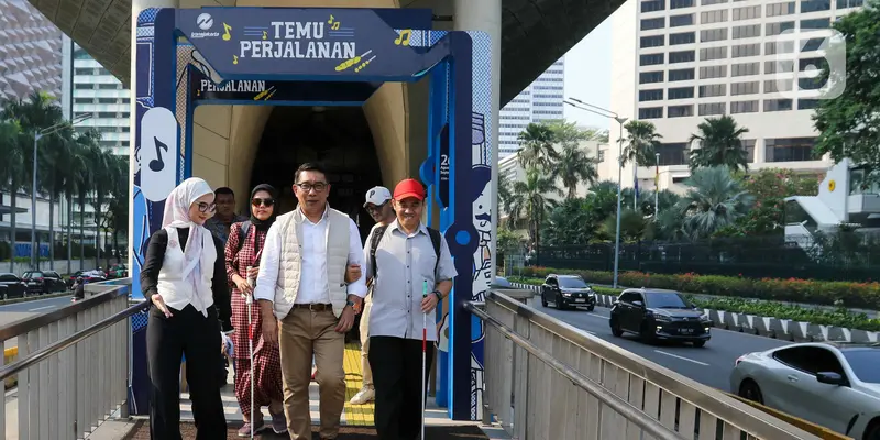 Di Halte Tosari, Ridwan Kamil Tampung Curhatan Penyandang Disabilitas