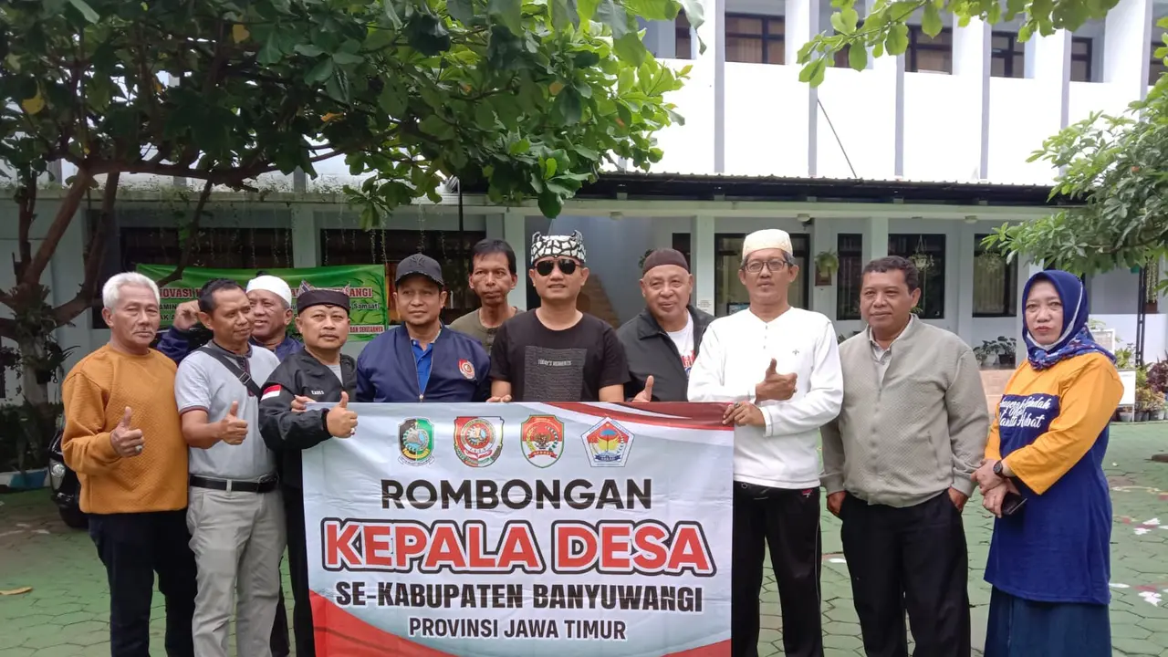 Para Kepala Desa di Banyuwangi siap berangkat ke Jakarta mendesak revisi Undang-Undang Desa No. 6 Tahun 2014. (Istimwa)
