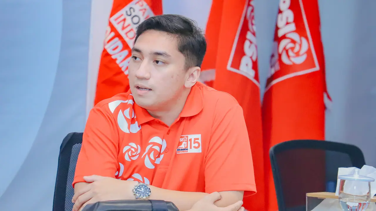 Politikus Partai Solidaritas Indonesia (PSI) Glorio Tuaraja Immanuel Ritoga