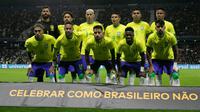 Ilustrasi Timnas Brasil. (AFP/Lou Benoist)