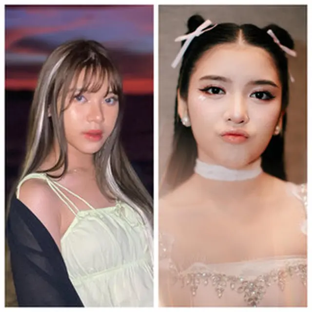 Perbedaan Makeup Tiara Andini (Instagram @tiaraandini)