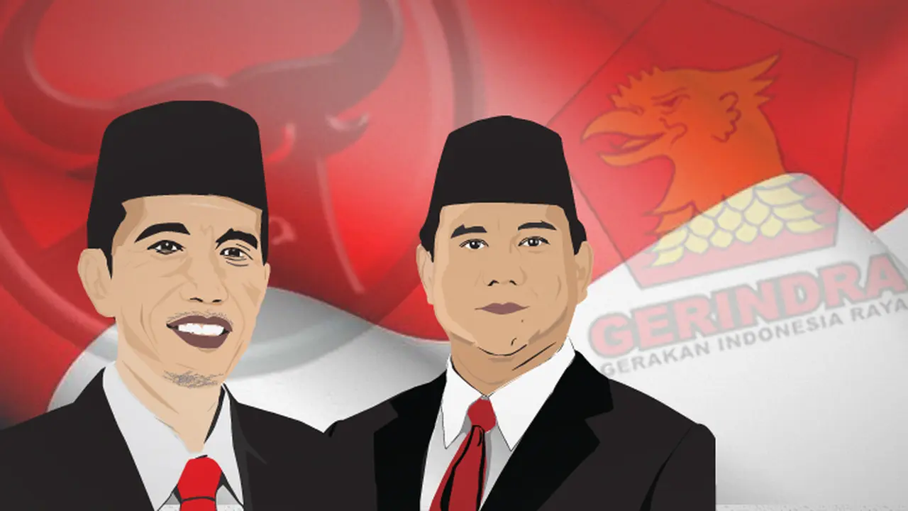 Ilustrasi Jokowi -Prabowo