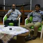 Ki-ka: Dirut PT Hotel Indonesia Group, Qodie Ibrahim, Dirut PT Hotel Indonesia Natour, Iswandi Said, dan GM Grand Inna Medan, Samuel Daud Sardjulo. (Liputan6.com/Reza Efendi)