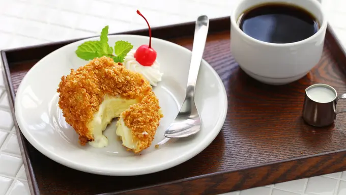 es krim goreng vanila