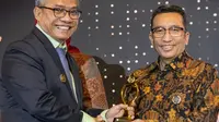 Penghargaan ICSA 2023 langsung diterima oleh Muhammad Toha Fauzi, Direktur Operasi I Brantas Abipraya di Hotel Bidakara, Jakarta.