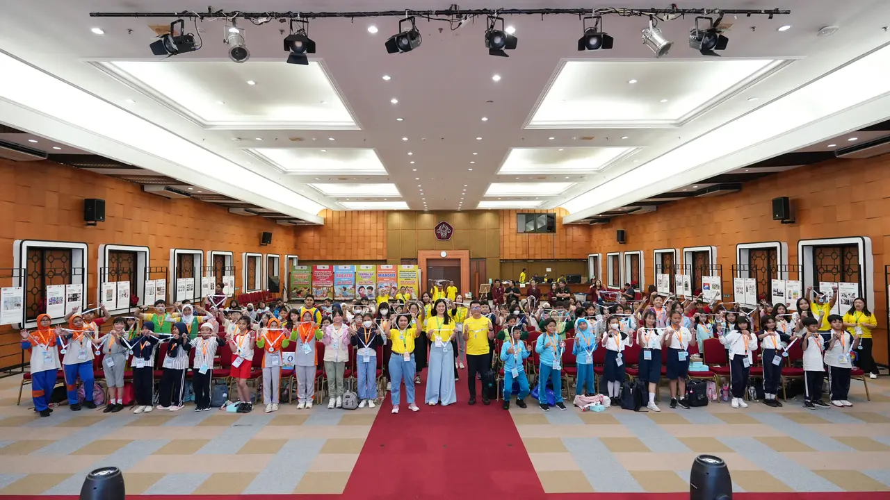 Jambore Nasional Bersama Ibu Pertiwi di Universitas Tarumanagara Jakarta. Acara dihadiri 112 peserta yang terdiri dari siswa, kepala sekolah, dan guru dari berbagai sekolah di Jabodetabek. (Istimewa)