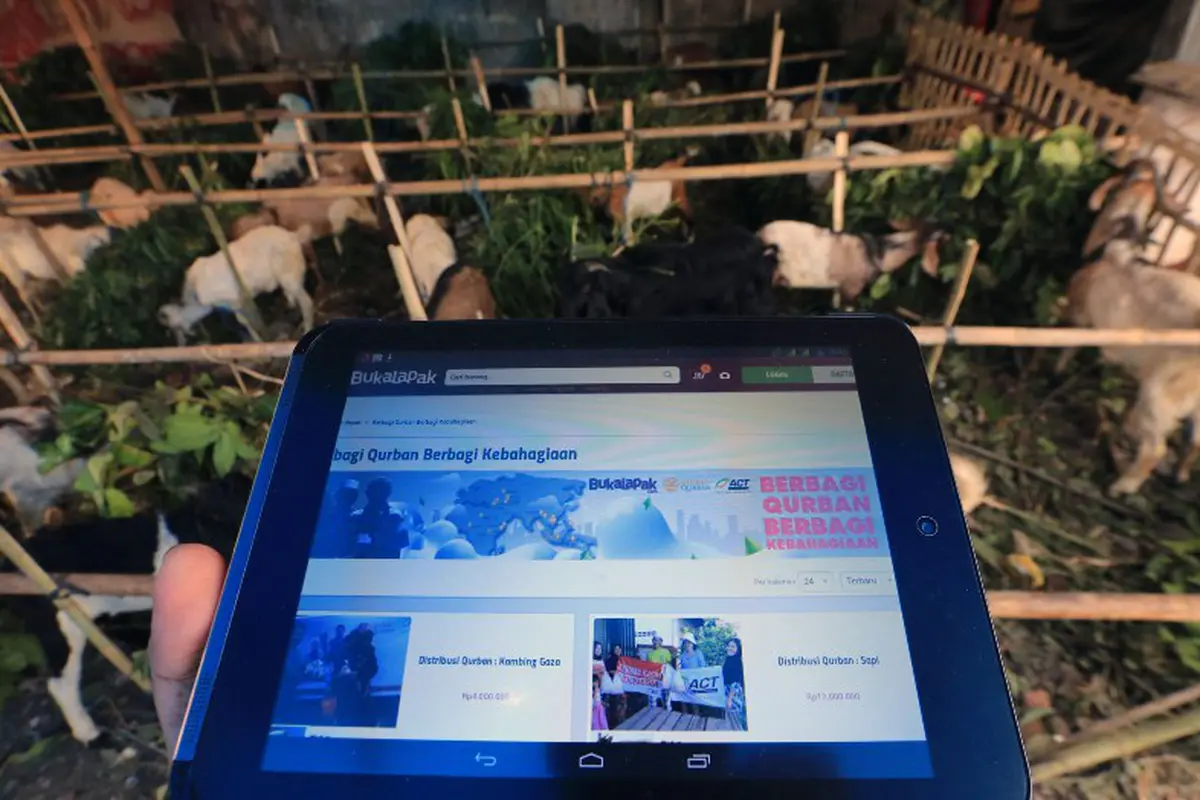 Bukalapak.com bekerjasama dengan Global Qurban-Aksi Cepat Tanggap (ACT) menyediakan jasa pembelian hewan kurban secara online. 